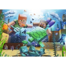 Rompecabezas Ravensburger 12000421 Minecraft 1000 piezas cartón multicolor