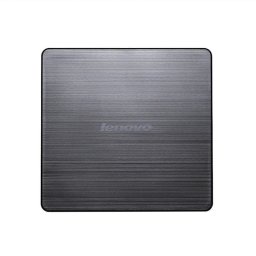 Unidad de disco óptico Lenovo DB65 DVD±RW externa negra ultracompacta