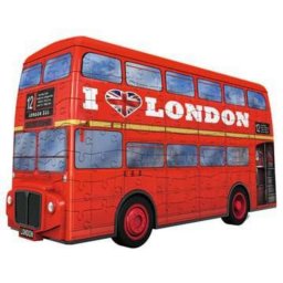 Puzzle 3D Ravensburger 00.012.534 Autobús Londres 216 piezas rojo