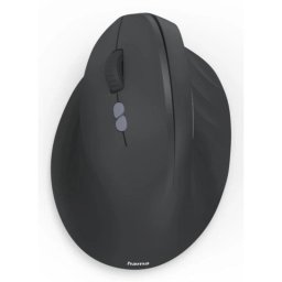 Ratón Hama EWM-500L Inalámbrico 1800 DPI Negro Vertical Silencioso