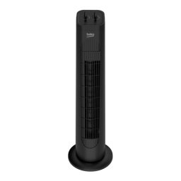 Ventilador torre BEKO EFW5300B 3 velocidades oscilación temporizador negro