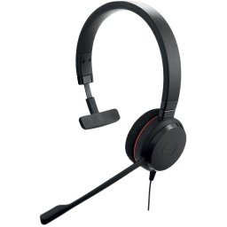 Auriculares Jabra Evolve 20 con cable USB para oficina, cancelación de ruido y micrófono negro
