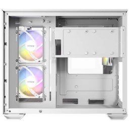 Carcasa Antec CX600M Trio ARGB Mini Tower Blanca cristal templado lateral