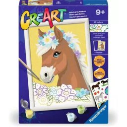 Kit de pintura por números Ravensburger 23980 para niños con 15 colores y brocha
