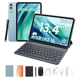 Tablet OSCAL Pad 200 4G LTE 13,4" 24GB 256GB Azul con Teclado y Stylus Pen