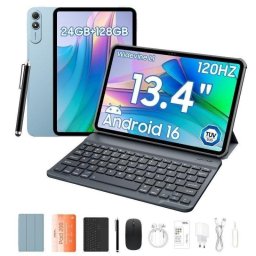 Tablet OSCAL Pad 200 4G LTE 13,4" 24GB 128GB Azul con Teclado y Stylus Pen