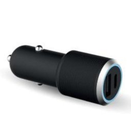 Cargador de coche Force Power FPLICAC2AC37WPDRB USB-C 25W PD y USB-A 12W Negro