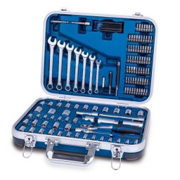 Juego de llaves manuales Scheppach TB170 135 piezas acero cromo-vanadio