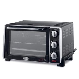 Horno eléctrico DeLonghi EO 20792 20 litros Negro y Plata con rotisserie y convección