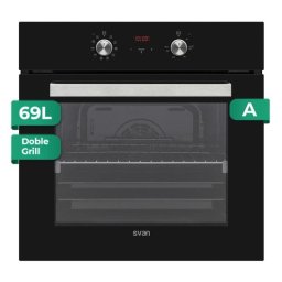 Horno eléctrico SVAN SHM10700DCN 69 litros Negro con autolimpieza y display LED