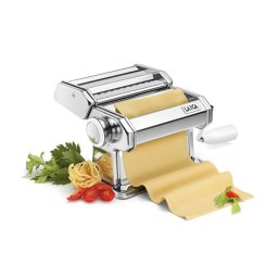 Máquina de pasta LAICA PM2000 manual acero inoxidable para fettuccine y lasaña