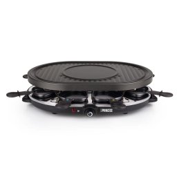 Parrilla Princess 162700 Raclette Oval 8 personas sección creps 1200 W
