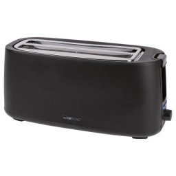 Tostador Clatronic TA 3802 Negro 4 rebanadas 1400 W LED Tacto Frío