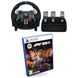 Logitech G29 Driving Force para PS5/PS4/PS3/PC + EA Sports F1 25 PS5