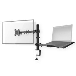Soporte para monitor Nedis MMSISNB110BK base escritorio giro e inclinación máxima hasta 32" y portátil 17