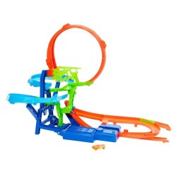 Set de pistas y vehículo Hot Wheels Action JFD12 multicolor, escala 1:64, plástico