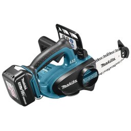 Motosierra Makita DUC122RTE batería 5 Ah 11,5 cm freno automático