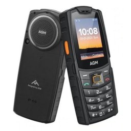 Teléfono móvil AGM M6 Dual SIM 2.4" 4G resistente IP68 2500 mAh Negro
