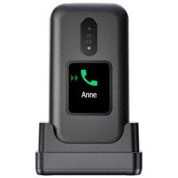 Teléfono móvil Doro 2880 concha 4G SIM única Bluetooth batería extraíble
