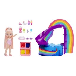 Muñeca Rainbow High Blush Little Pool Day set multicolor 14 cm desmontable