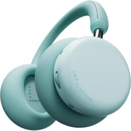 Auriculares CMF by Nothing CMF Pro inalámbricos y con cable Bluetooth, cancelación de ruido, micrófono y control de volumen, color verde claro
