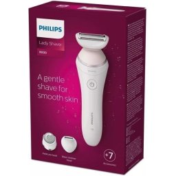 Maquinilla de afeitar Philips Lady Shaver Series 8000 BRL176/00 inalámbrica rosa