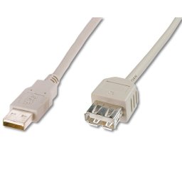 Digitus Cable Extensor USB 2.0 1,8m Beige
