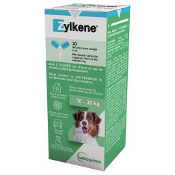 Zylkene relajante natural para perros y gatos - 30 cápsulas 225 mg - Perros de 10 a 30 kg: