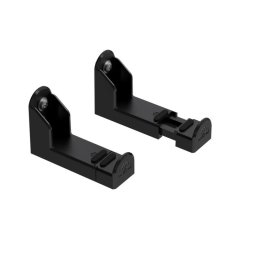 Soporte de pared Meliconi 480530 para barra de sonido, plástico negro, 10 kg