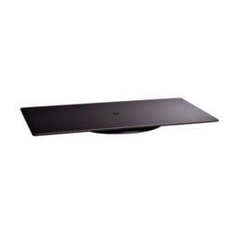 Soporte para televisor Meliconi Rotobase Elite M base giratoria 360° vidrio negro 70 kg