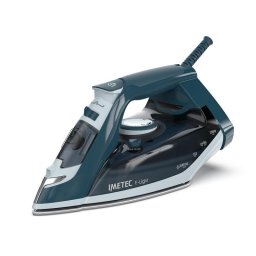 Plancha IMETEC 9041 suela cerámica 2200W vapor 150g/min azul