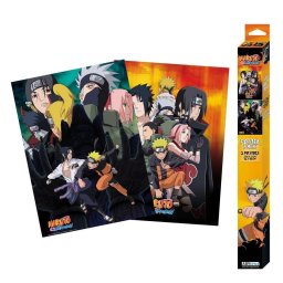 Póster ABYSTYLE ABYDCO726 Naruto Shippuden set 2 unidades multicolor 170 g/m²