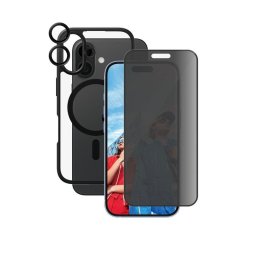 Protector de pantalla PanzerGlass iPhone 16 privacidad 3 en 1 resistente golpes