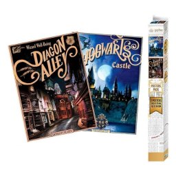 Póster ABYSTYLE ABYDCO732 Harry Potter Pack 2 Unidades 170 g/m² Multicolor