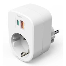 Regleta Hama 00223343 3 Tomas USB-A USB-C Protección Compacta