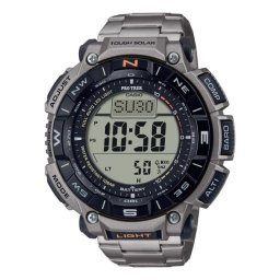 Reloj Casio PRO TREK PRG-340T-7 Altímetro Barómetro Termómetro Solar Sumergible
