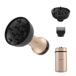 Secador de Pelo Rowenta CV7D30E0 Iónico con Difusor 700W 2 Velocidades Oro