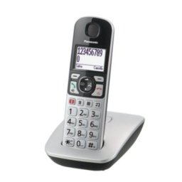 Teléfono Panasonic KX-TGE510GS inalámbrico DECT altavoz pantalla 1.8" negro plata