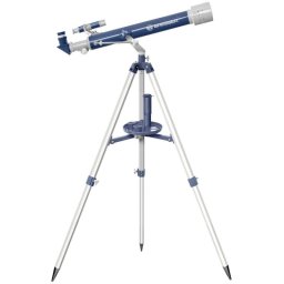 Telescopio Bresser Junior 60/700 AZ refractor apertura 60 mm trípode aluminio