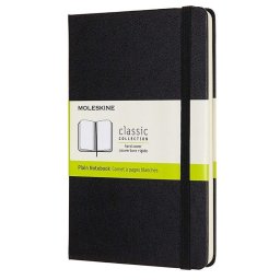 Moleskine Classic Cuaderno 208 Hojas Páginas Lisas Tapa Dura Negro