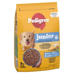 Pedigree Junior ave y verdura - 3 x 3 kg