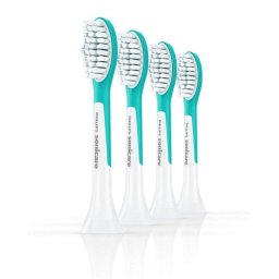 Cabezal Philips Sonicare For Kids HX6044/90 Pack 4 unidades azul blanco suave