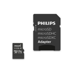 Tarjeta MicroSD Philips FM51MP45B/00 512 GB UHS-I Clase 10 80 MB/s