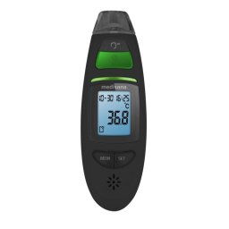 Termómetro digital Medisana TM 750 sensor remoto para frente y oído 30 lecturas memoria diseño ergonómico