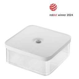 Recipiente ZWILLING 1025129 cuadrado con tapa, plástico, 203 mm, blanco y transparente