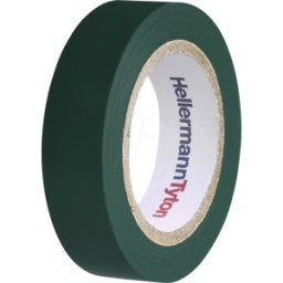 HELLERMANNTYTON HT 710-00103 - Cinta aislante 15mm x 10m verde