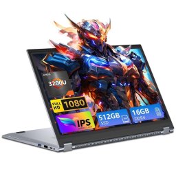 Portátil Vanwin UCC-UL156-A 15,6″ AMD Ryzen 3 3200U 16GB 512GB SSD Táctil 360° Windows 11 Pro