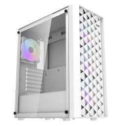 Caja PC Darkflash DK351 Blanca Cristal Templado 4 Ventiladores ARGB