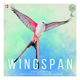 Juego de mesa Asmodee Wingspan 2ª Edición Danés estrategia familiar 1-5 jugadores