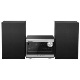 Microcadena Panasonic SC-PM272 20W RMS Bluetooth CD USB Radio FM/DAB+ Plata